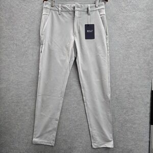 BYLT Men Pants M Gray Chino Golf Everyday Pant 2.0 NWT